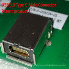 USB 3.0 Tipo C Conector Hembra Producto de Patente